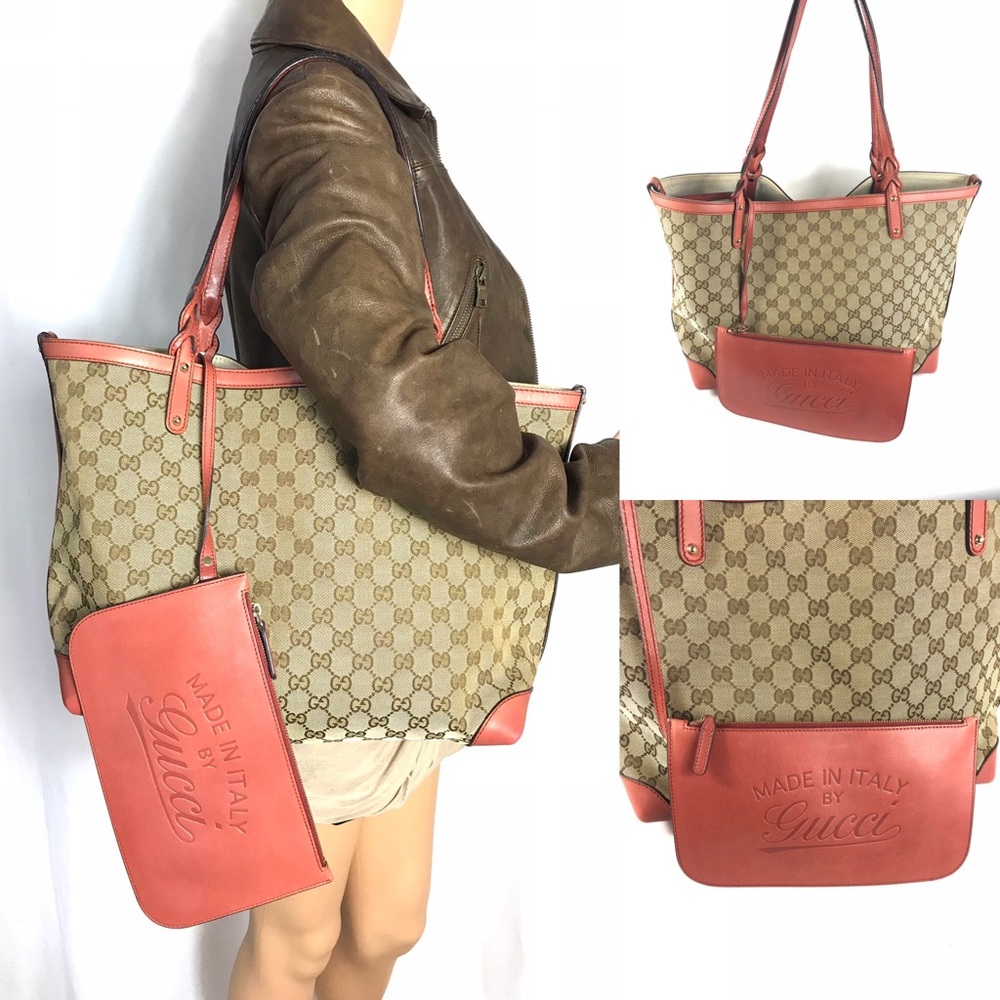 Auth🌟BEAUTIFUL 🌟Gucci tote and wristlet set